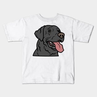 Black labrador Kids T-Shirt